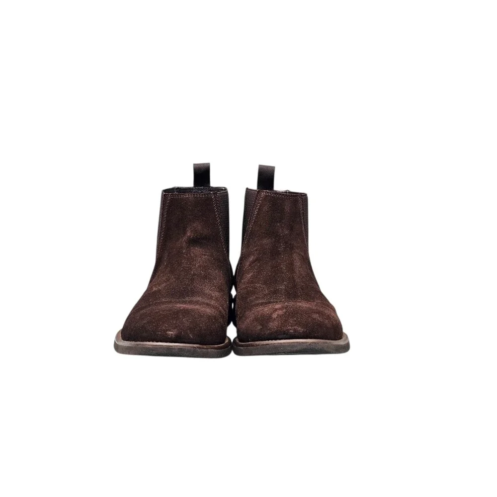 Florsheim Men's Size 10‎ EUC Royal Imperial Brown Suede Italy Made Chelsea Boots